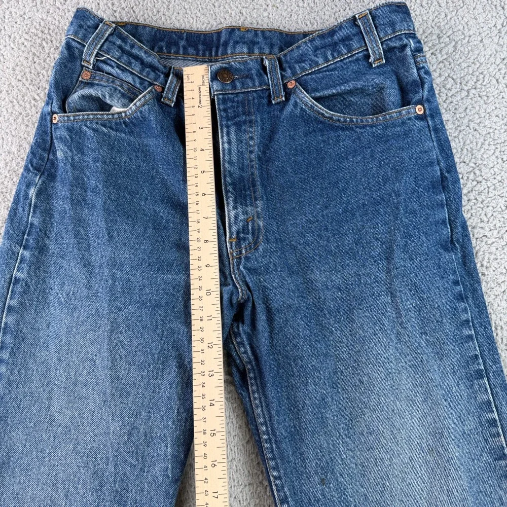 Levi's 517 Jeans Mens 32x34 Blue Orange Tab Vintage 80s Made in USA Bootcut